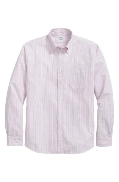 Brooks Brothers Friday Oxford Shirt In Pink