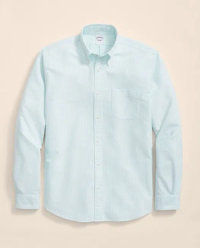 Brooks Brothers Friday Oxford Shirt, Candy Striped In Blue
