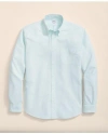 Brooks Brothers Friday Oxford Shirt, Candy Striped In Green