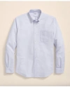 Brooks Brothers Friday Oxford Shirt In Lavender