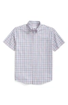Brooks Brothers Friday Regular Fit Plaid Short Sleeve Cotton Poplin Button-down Shirt In Multi