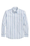 Brooks Brothers Friday Regular Fit Regatta Stripe Cotton Button-down Oxford Shirt In Blue