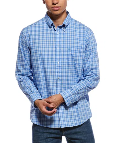 Brooks Brothers Friday Seasonal Pattern Shirt In Blue