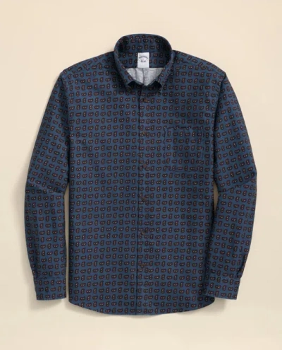 Paisley Regular Fit Button Down Shirt In Multi from Brooks Brothers