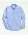 Brooks Brothers Friday Shirt, Poplin End-on-end In Light Blue