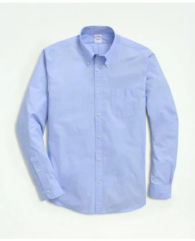 Brooks Brothers Friday Shirt, Poplin End-on-end In Light Blue