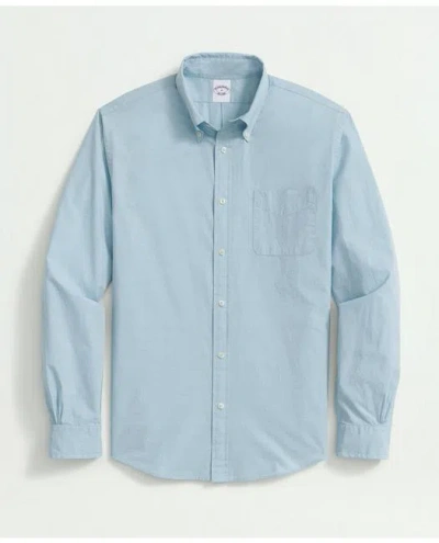 Brooks Brothers Friday Shirt, Poplin End-on-end | Marine Blue | Size 2xl