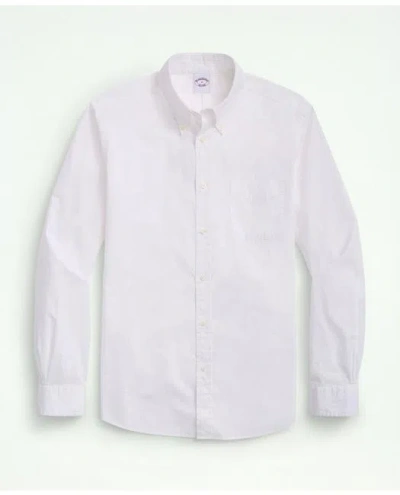 Brooks Brothers Friday Shirt, Poplin End-on-end In White