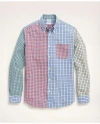 Brooks Brothers Friday Shirt, Poplin Fun Check In Multicolor