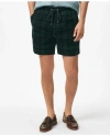 Brooks Brothers Friday Shorts In Black Watch Cotton Corduroy Pants In Multicolor