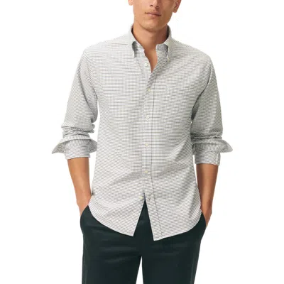 Brooks Brothers Friday Tattersall Check Cotton Oxford Cloth Button-down Shirt In Green Multi