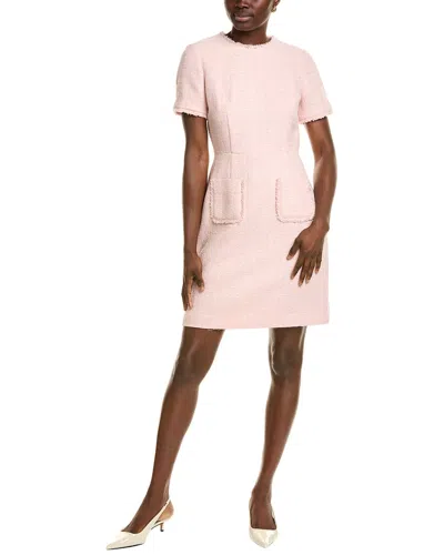 Brooks Brothers Fringe Sheath Dress In Pink
