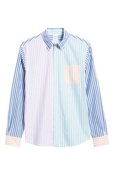 Brooks Brothers Friday Shirt, Poplin Fun Stripe | Size Xl In Multicolor