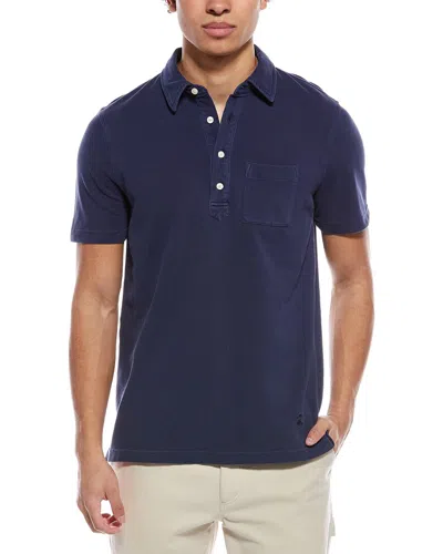 Brooks Brothers Garment Dyed Pique Polo Shirt In Blue