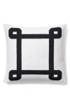 Brooks Brothers Geo Border Decorative Throw Pillow In Multi