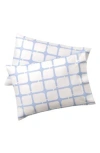 Brooks Brothers Geo Turkish Cotton Pillowcases In Blue