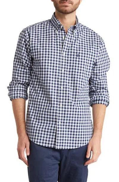 Brooks Brothers Gingham Button-down Shirt In Blue/white Gingham