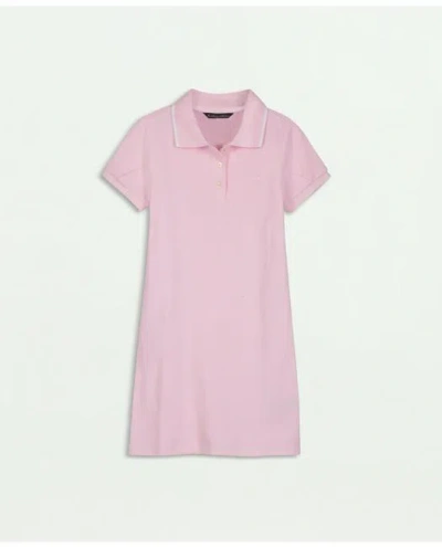 Brooks Brothers Kids'  Girls Polo Dress | Light Pink | Size 14