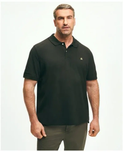 Brooks Brothers Golden Fleece Big & Tall Stretch Supima Polo Shirt In Black