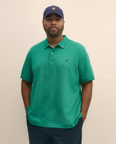 Brooks Brothers Golden Fleece Big & Tall Stretch Supima Polo Shirt In Green