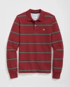 Brooks Brothers Golden Fleece Multi Striped Long Sleeve Polo In Supima Cotton In Red