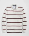 Brooks Brothers Golden Fleece Multi Striped Long Sleeve Polo In Supima Cotton In White