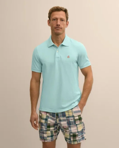 Brooks Brothers Golden Fleece Stretch Supima Polo Shirt In Blue