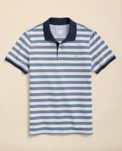 Brooks Brothers Golden Fleece Supima Cotton Polo In Mariner Stripe Shirt In Blue
