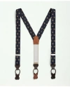 BROOKS BROTHERS GOLDEN FLEECE SUSPENDERS SHOES | NAVY