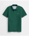 Brooks Brothers Golden Fleece Thin Striped Supima Polo Shirt In Green/navy