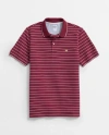 Brooks Brothers Golden Fleece Thin Striped Supima Polo Shirt In Red/white
