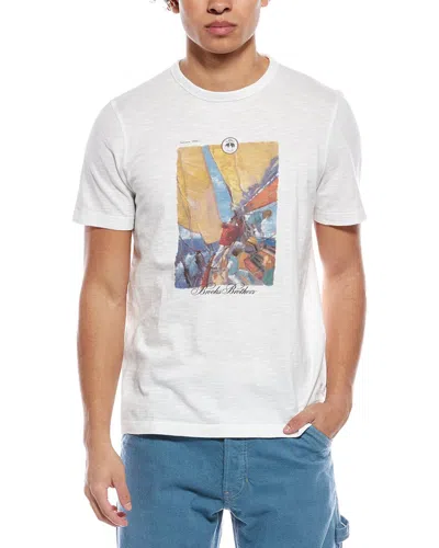 Brooks Brothers Graphic T-shirt In White