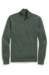 Brooks Brothers Half Zip Golf Pullover In Green