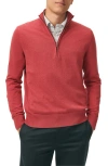 Brooks Brothers Half Zip Golf Pullover In Pink