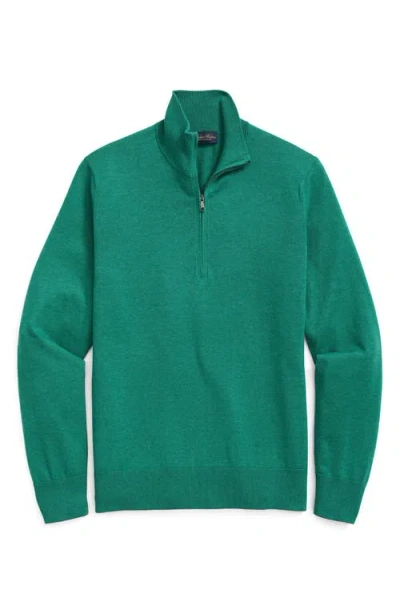 Brooks Brothers Half Zip Supima® Cotton Sweater