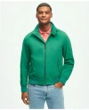 Brooks Brothers Harrington Jacket In Cotton Blend In Green