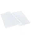 Brooks Brothers Herringbone Turkish Cotton Bath Mat In White