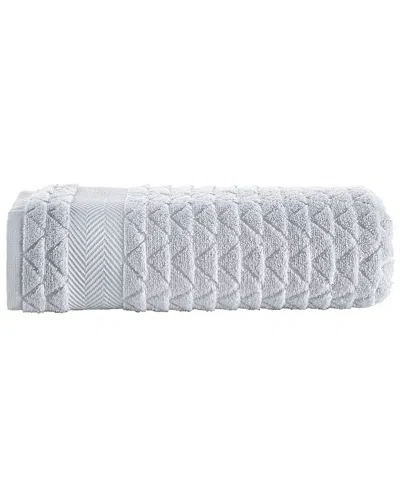 Brooks Brothers Herringbone Bath Towel In Gray