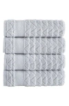 Brooks Brothers Herringbone Cotton 4-pack Hand Towels