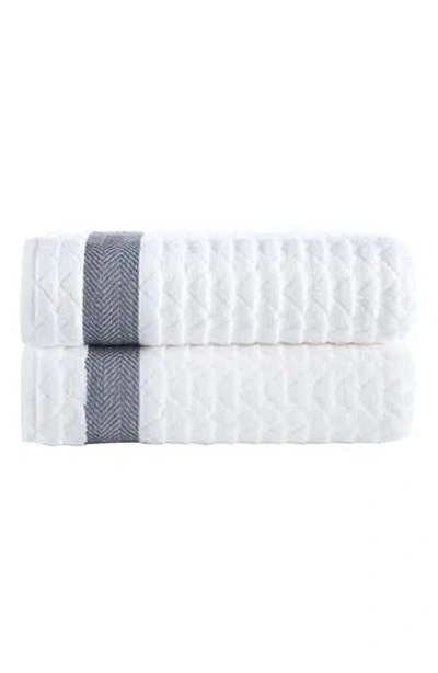 Brooks Brothers Herringbone Cotton Bath Towel