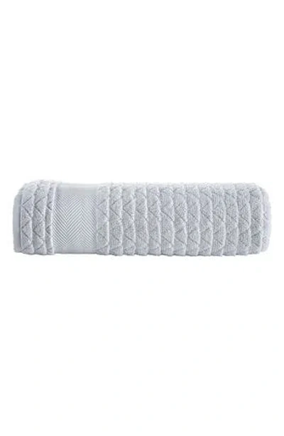 Brooks Brothers Herringbone Cotton Bath Towel In Gray