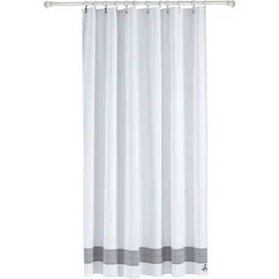 Brooks Brothers Herringbone Cotton Shower Curtain