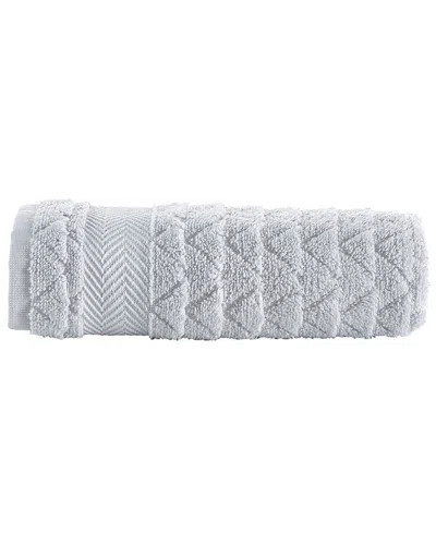 Brooks Brothers Herringbone Hand Towels In Silver