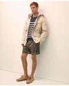 Brooks Brothers Hooded Fishing Jacket In Khaki