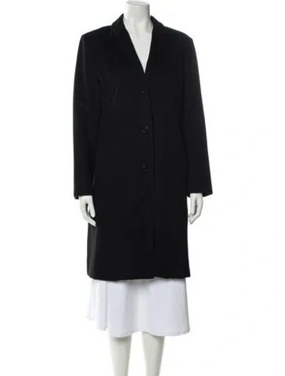 Pre-owned Brooks Brothers Ing Loro Piana Storm System Wool Coat In Black