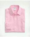 Brooks Brothers Japanese Knit Dress Shirt, Slim Fit In Light Pink