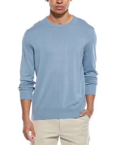 Brooks Brothers Jersey Crewneck Sweater In Blue