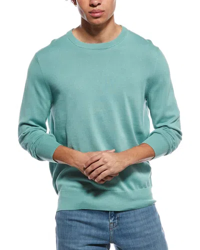 Brooks Brothers Jersey Crewneck Sweater In Green