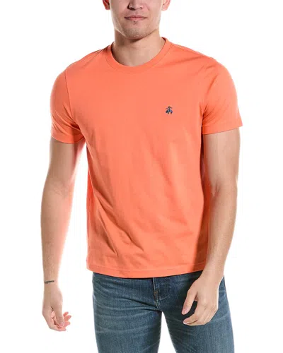 Brooks Brothers Jersey T-shirt In Orange