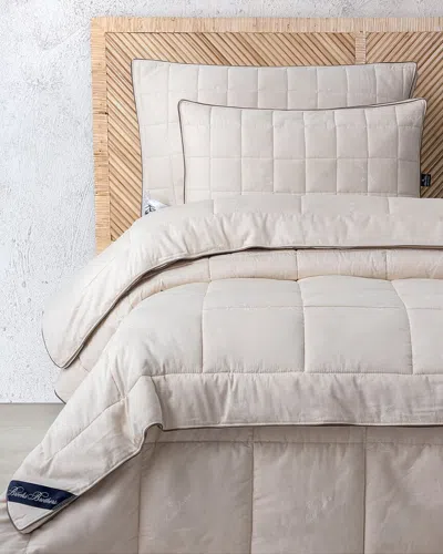 Brooks Brothers Kapok Quilt In Cream